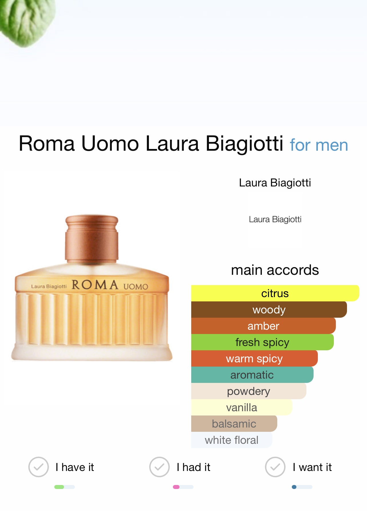 Laura Biagiotti Roma Uomo