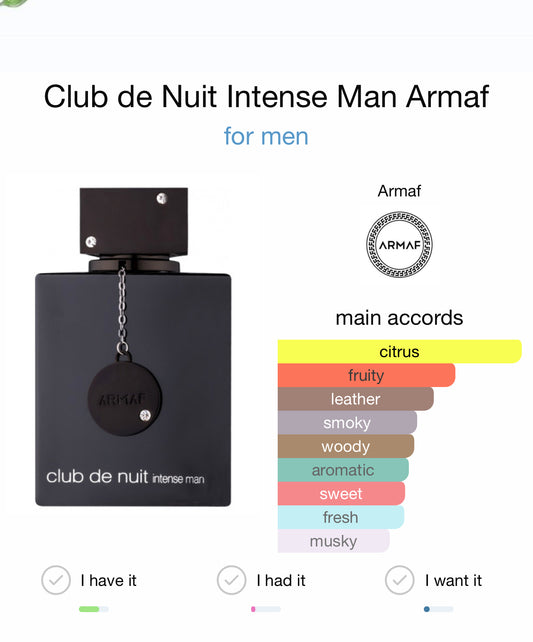 Armaf Club De Nuit intense Man