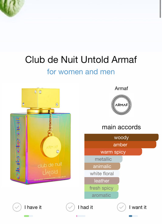 Armaf Club de Nuit Untold