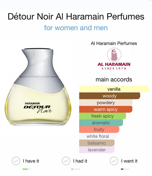 Al Haramain Detour Noir