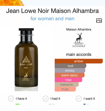 Maison Alhambra Jean Lowe Noir
