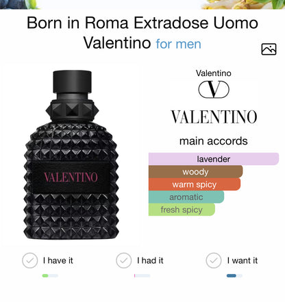 Valentino Born in Roma Extradose